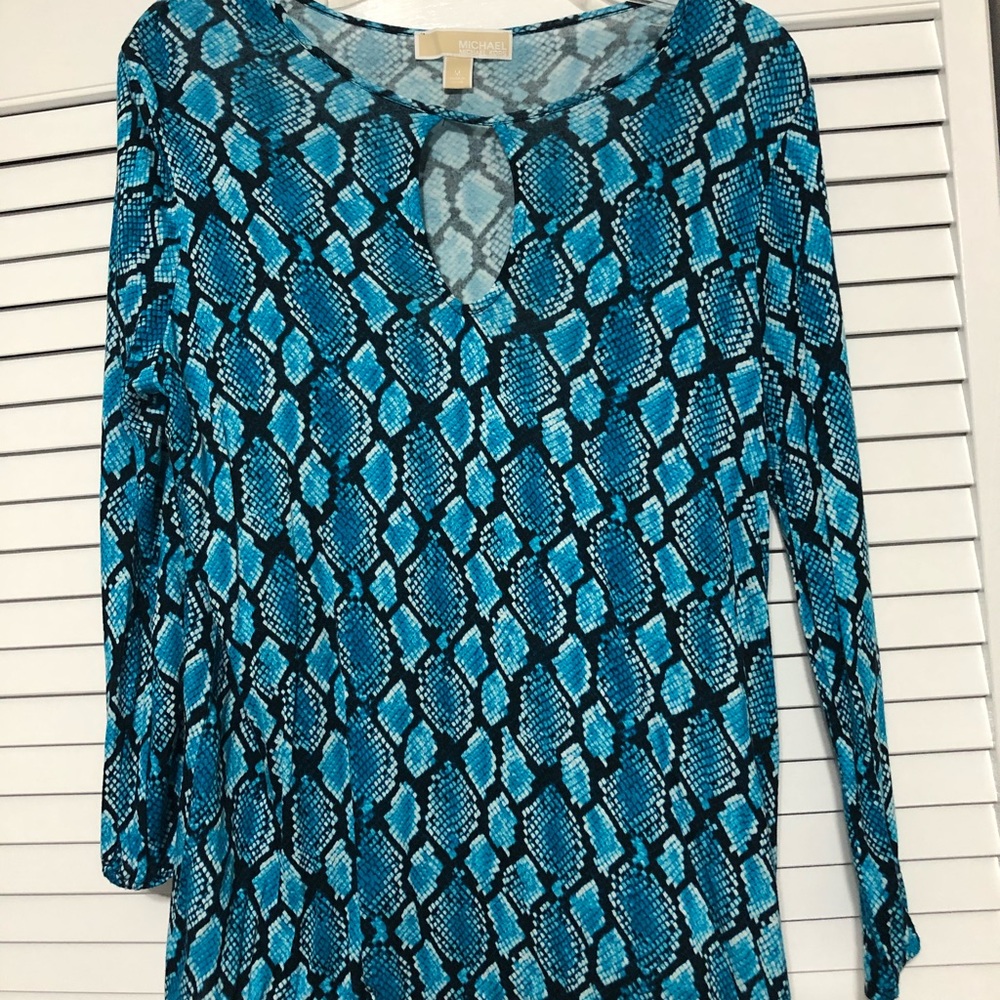 Michael Kors Size M Snakeskin Long Sleeve